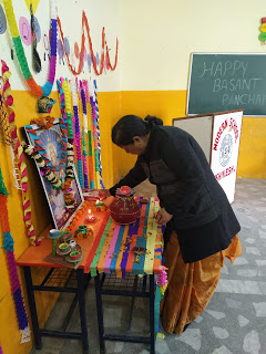 Basant Panchami celebrations at Modern School Rishikesh