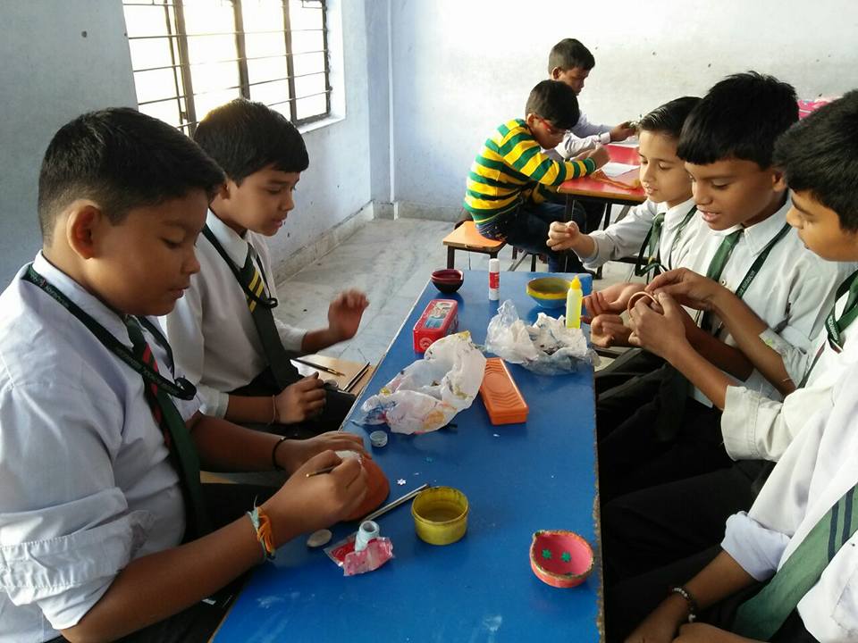 Colouring competition in MSR (Pragati Vihar)