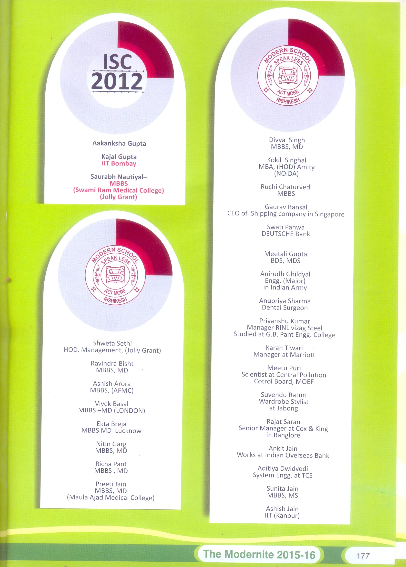 Alumni record, page 10