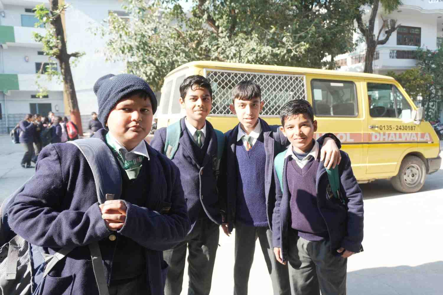 Students at Modern School Rishikesh