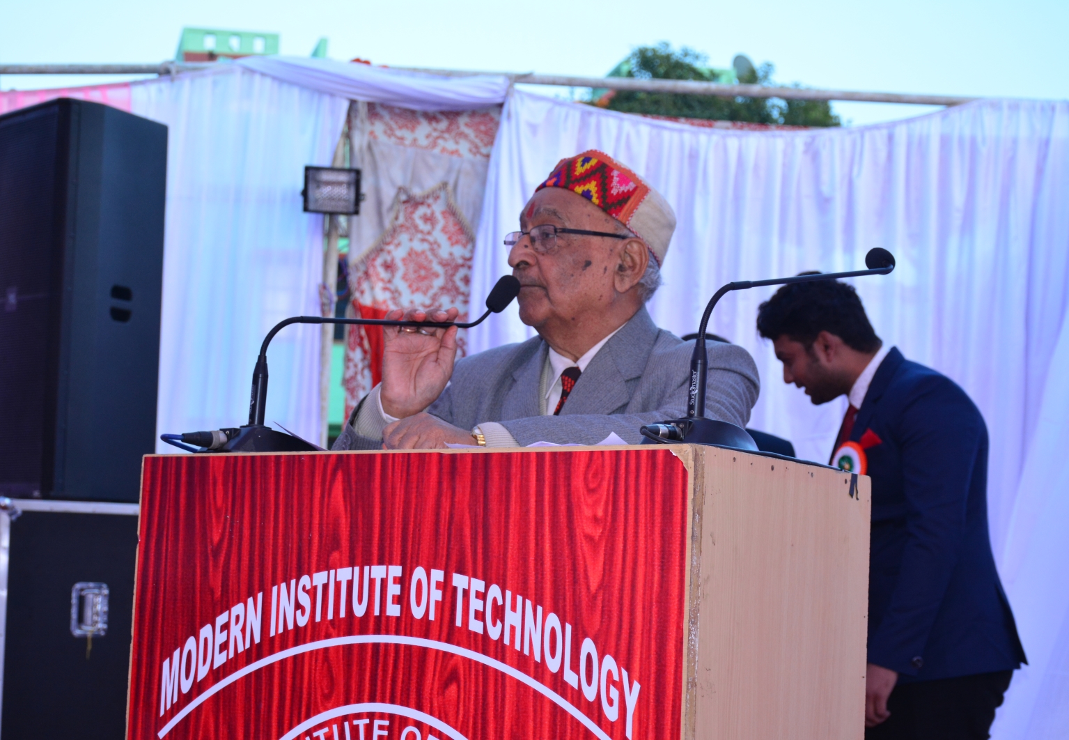 Director Mr. H.G. Juyal addresses the audience